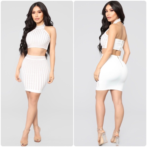 Fashion Nova Dresses & Skirts - 🆕 •FASHION NOVA• make him studded skirt set